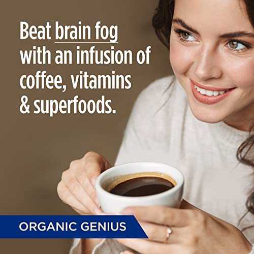 Organic Genius Coffee Medium Dark Roast Ground Coffee (30 Ounce)