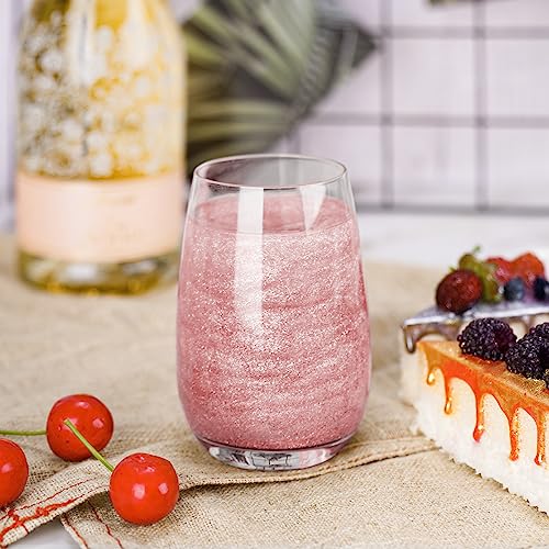Edible Food Grade Glitter Powder Glimmer Luster Dust Metallic Fancy Food Decorating Sprinkle Glimmery Dust for Drink Wine Beverage Cake Bakery Vegan Allergen