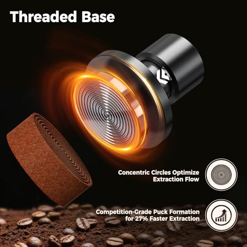 39MM V6 Impact Espresso Tamper with Sound Feedback