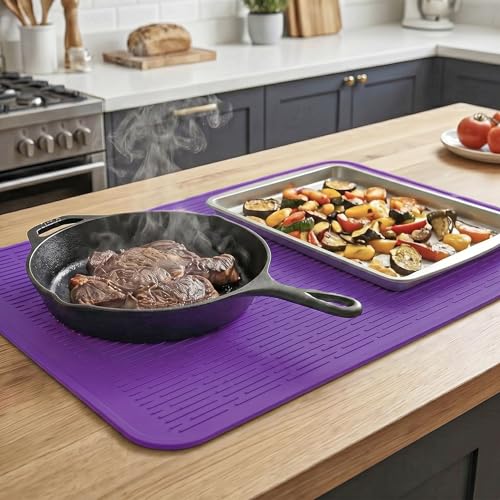 Silicone Dish Drying Mat for Multiple Usage