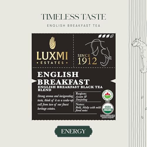 Estates Tale of Two Estates Organic English Breakfast Tea (50 Count)