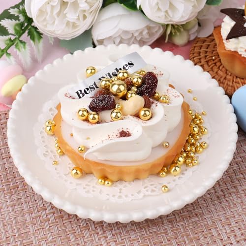 Gold Pearl Sprinkles for Cake Decorating (4.6 Ounce)