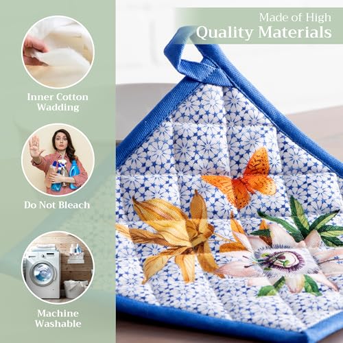 Pot Holders 100% Cotton Potholders (2 Count)