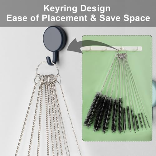 12 Pcs Straw Cleaner Brushes Set (12 Count)
