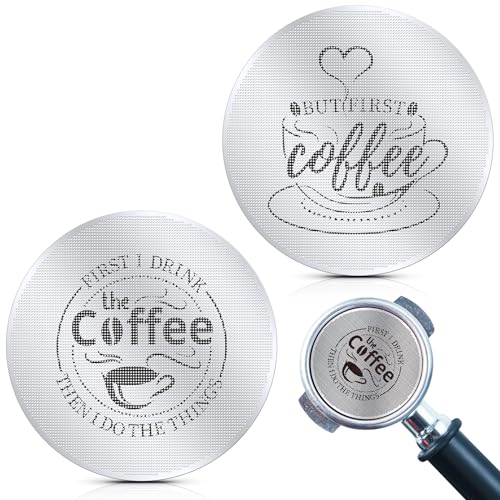 2 Pcs 53.3 X 0.2 X 0.2 Mm Espresso Puck Screen for Portafilter (2 Count)