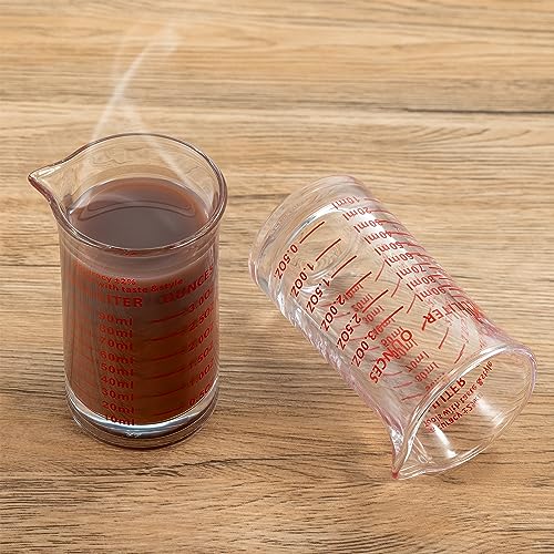 Ackers 3oz 90ml Glass Measuring Cup