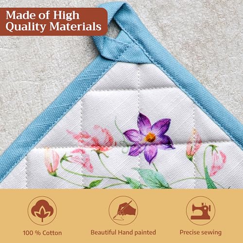 Pot Holders 100% Cotton Potholders (2 Count)