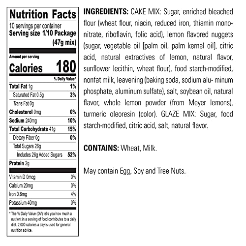 Meyer Lemon Pound Cake Mix with Lemon Glaze (16.05 Ounce)