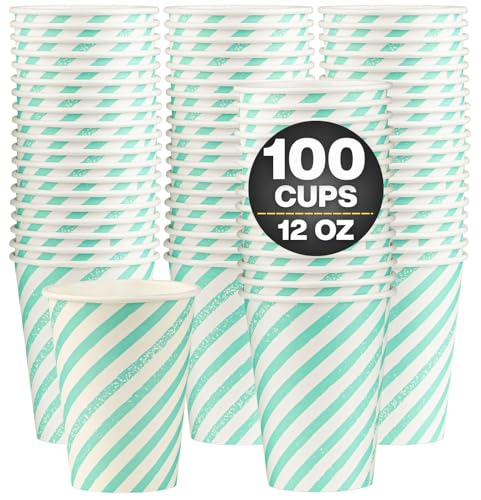 Disposable Coffee Cups (100 Count)