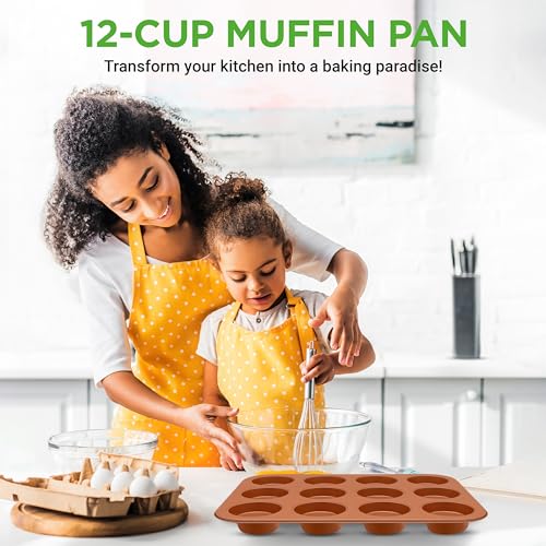 12 cup Copper Oven Muffin Pan