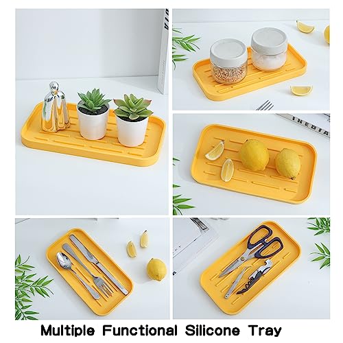 Silicone Kitchen Sink Organizer Tray for Multiple Usage