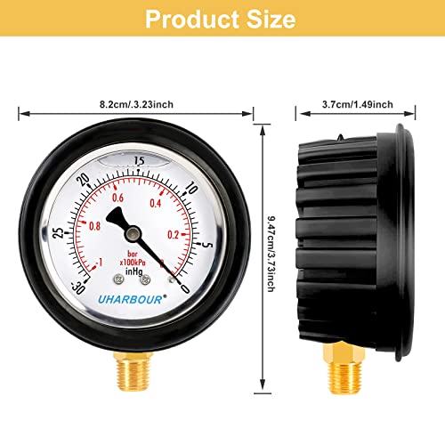 Vacuum Gauge 30 inhg