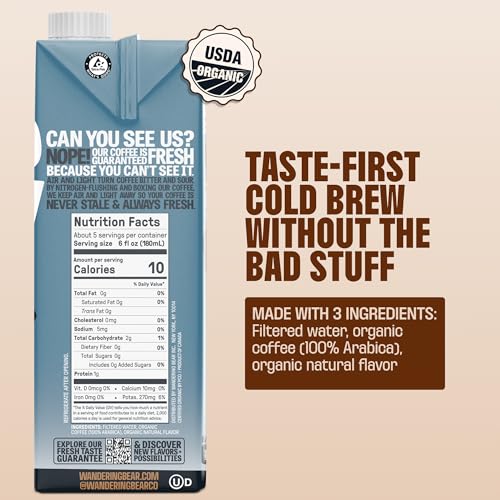 Organic Vanilla Cold Brew Coffee (192 Fl Oz)