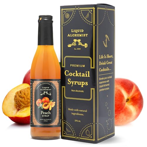 Peach Syrup for Cocktails (12.7 Fl Oz)