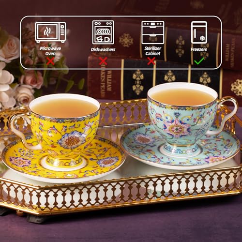 Tea Cup and Saucer (2 Count)