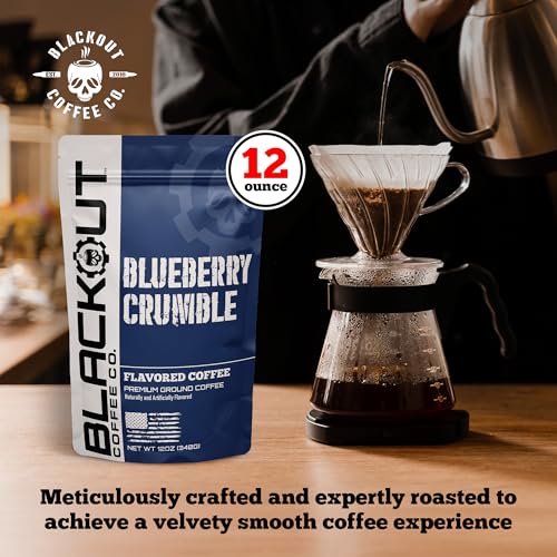 Blackout Coffee Blueberry Crumble Ground Coffee (12 Ounce)