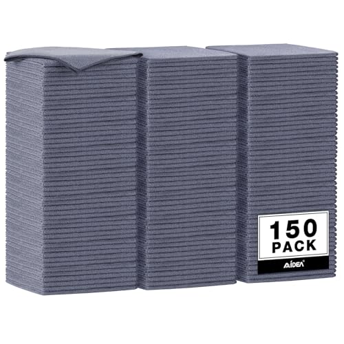 Microfiber Cleaning Cloth Grey 150PK (150 Count)