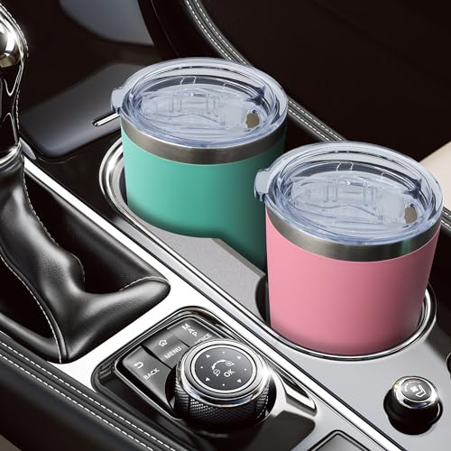 20oz Tumbler with Lid Stainless Steel Tumblers Insulated Mug Light Blue 12P (12 Count)