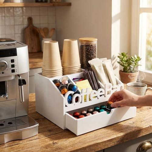 Coffee Bar Organizer Countertop