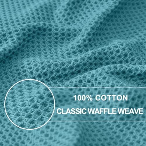 100% Cotton Waffle Weave Kitchen Dish Towels 12 (12 Count)
