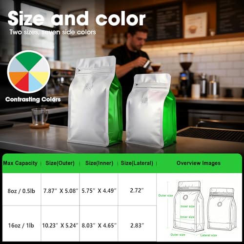 Coffee Bags with Valve (60 Count)