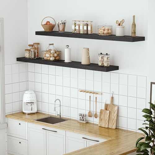Deep Floating Shelves 55x10” Set of 1