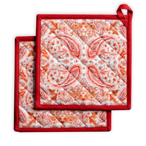 Pot Holders 100% Cotton Potholders (2 Count)