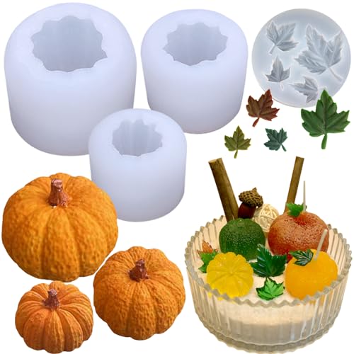 Pumpkin Candle Molds Set