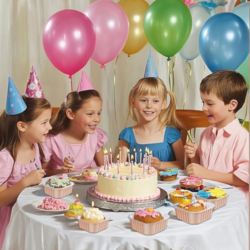 25 Pack Mini Cake Pans with Lids (25 Count)