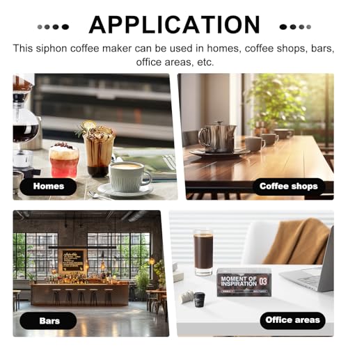 Siphon Syphon Coffee Maker Tabletop Glass Siphon Pot Glass Technica Siphon Vacuum Coffee Maker
