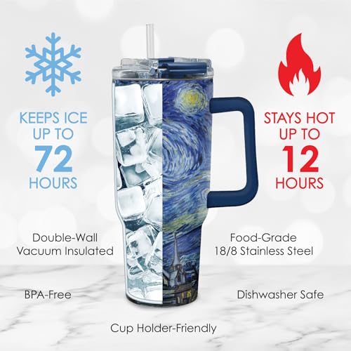 18 8 Stainless Steel Insulated Water Tumbler with Straw