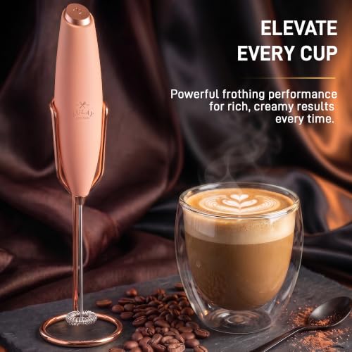 Powerful Milk Frother Wand With Duracell Batteries