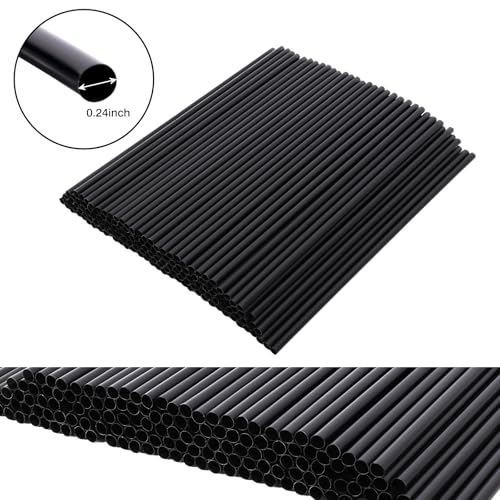 10.3" Disposable Plastic Drinking Straws (500 Count)