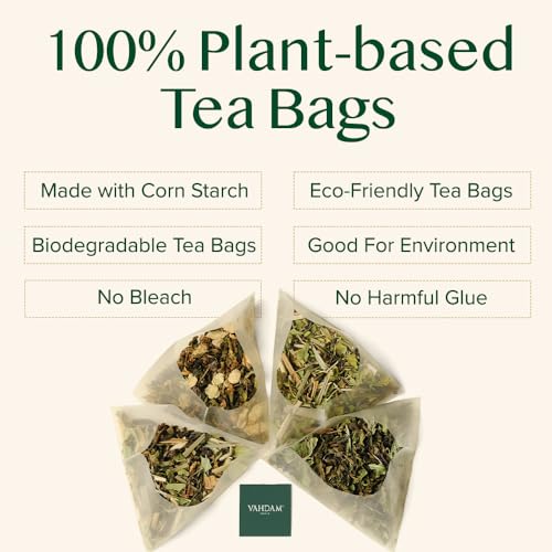 Turmeric Ginger Cinnamon Tea Bags with Black Pepper (100 Count)
