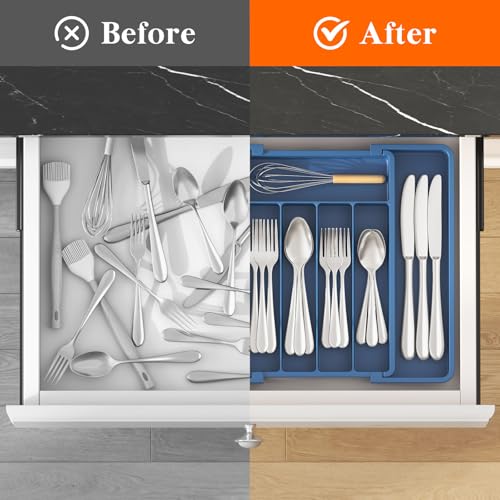 Expandable Silverware Drawer Organizer