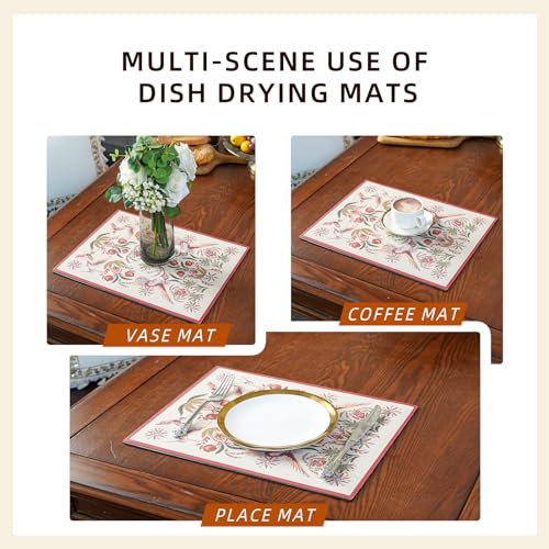 Dish Drying Mat Absorbent Diatomite Soft Coffee Mat