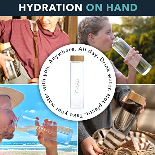 Pure Glass Reusable Water Bottle w