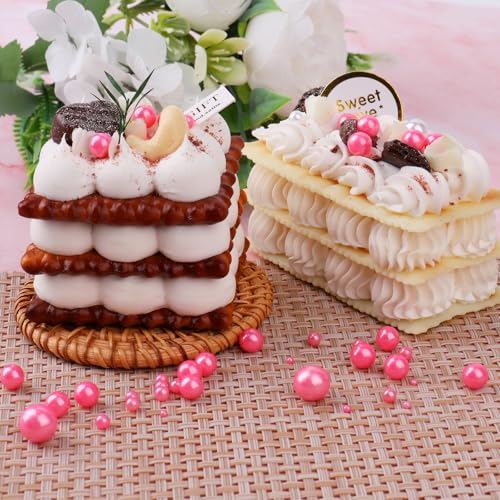 Pink Pearl Sprinkles for Cake Decorating (4.6 Ounce)