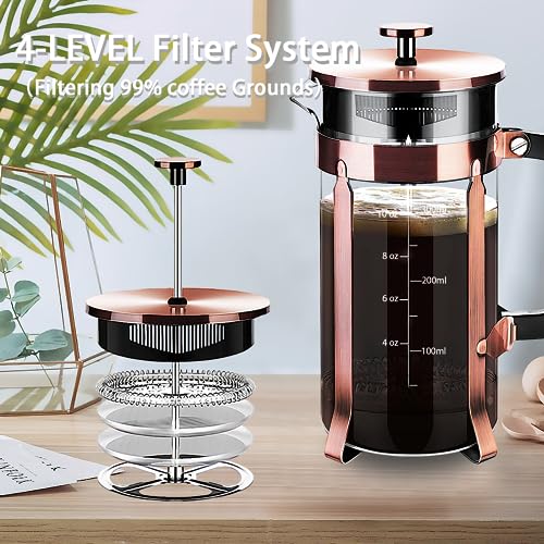 French Press Coffee Maker 304 Stainless Steel Coffee Press