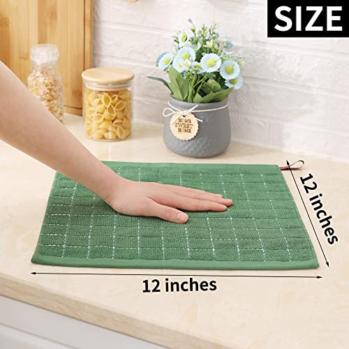 100% Cotton Terry Kitchen Dish Cloths (6 Count)