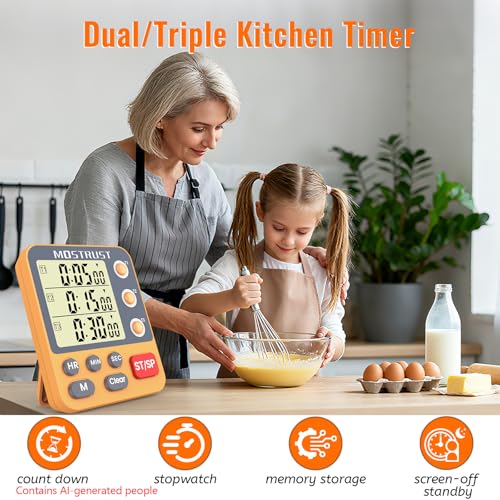 Digital Dual Kitchen Timer