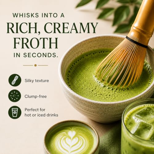 Organic Ceremonial Grade Matcha Powder 200g (7 Ounce)