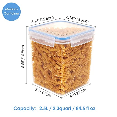 2.5L 84.5oz Food Storage Containers (4 Count)