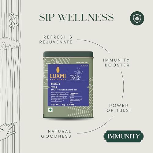 Estates Holy Basil Tulsi Ginger Tea for Immunity
