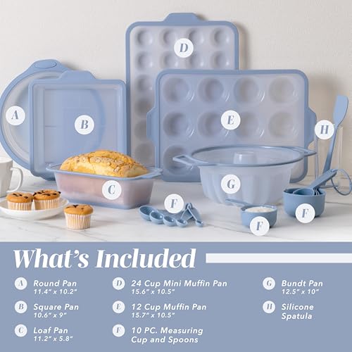 17 Pc. Silicone Baking Pan Set (17 Count)