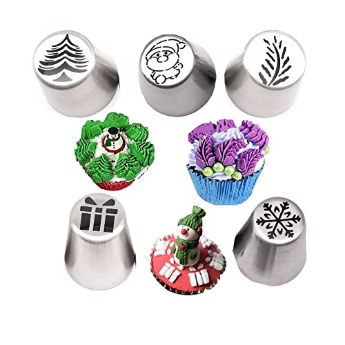 Christmas Piping Bags and Tips Set (2 Count)
