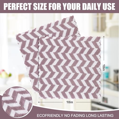 12 Pack Irregular Waves Kitchen Dish Cloths (12 Count)