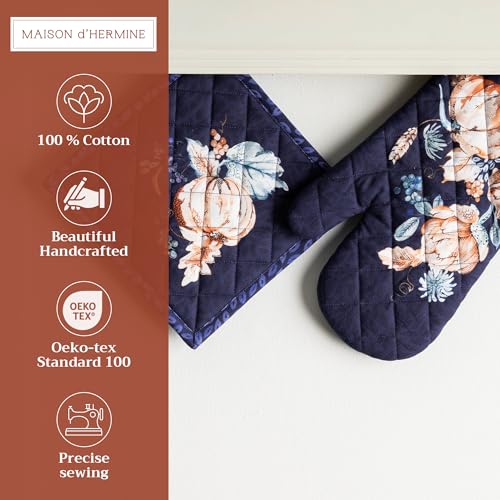 100% Cotton Oven Mitt & Pot Holder Set (2 Count)