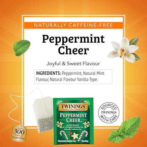 Peppermint Cheer Holiday Herbal Tea Bags (120 Count)