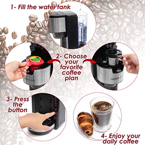 Black Single Serve Coffee Brewer K
